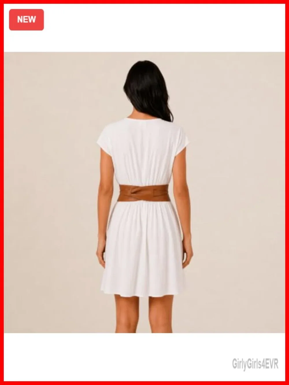 Wide Italian Full-Grain Leather Obi Belt - Adjustable Waist